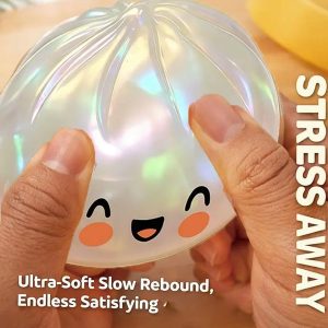 Glitter Dumpling Squishy Toy